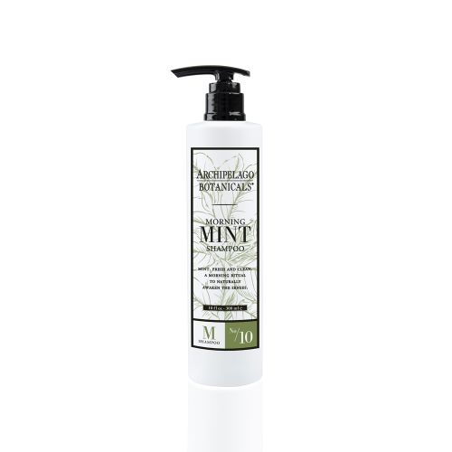 Archipelago Mint Shampoo, Tamper Proof Dispenser, 10oz/300ml